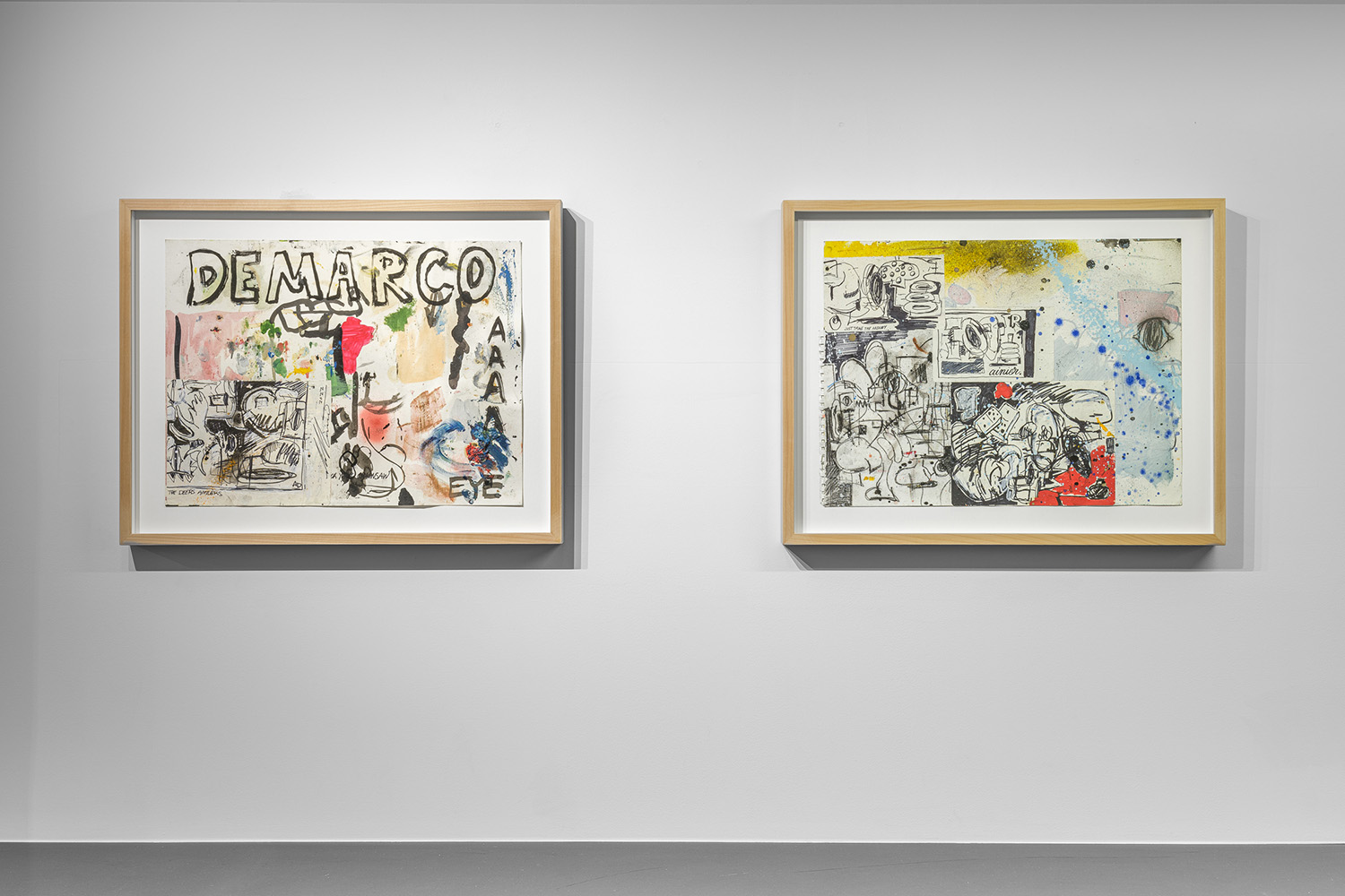 Vue de l’exposition The Beast and The Boy de l'artiste Alec DeMarco à la Galerie Enrico Navarra, Paris, France, 2024