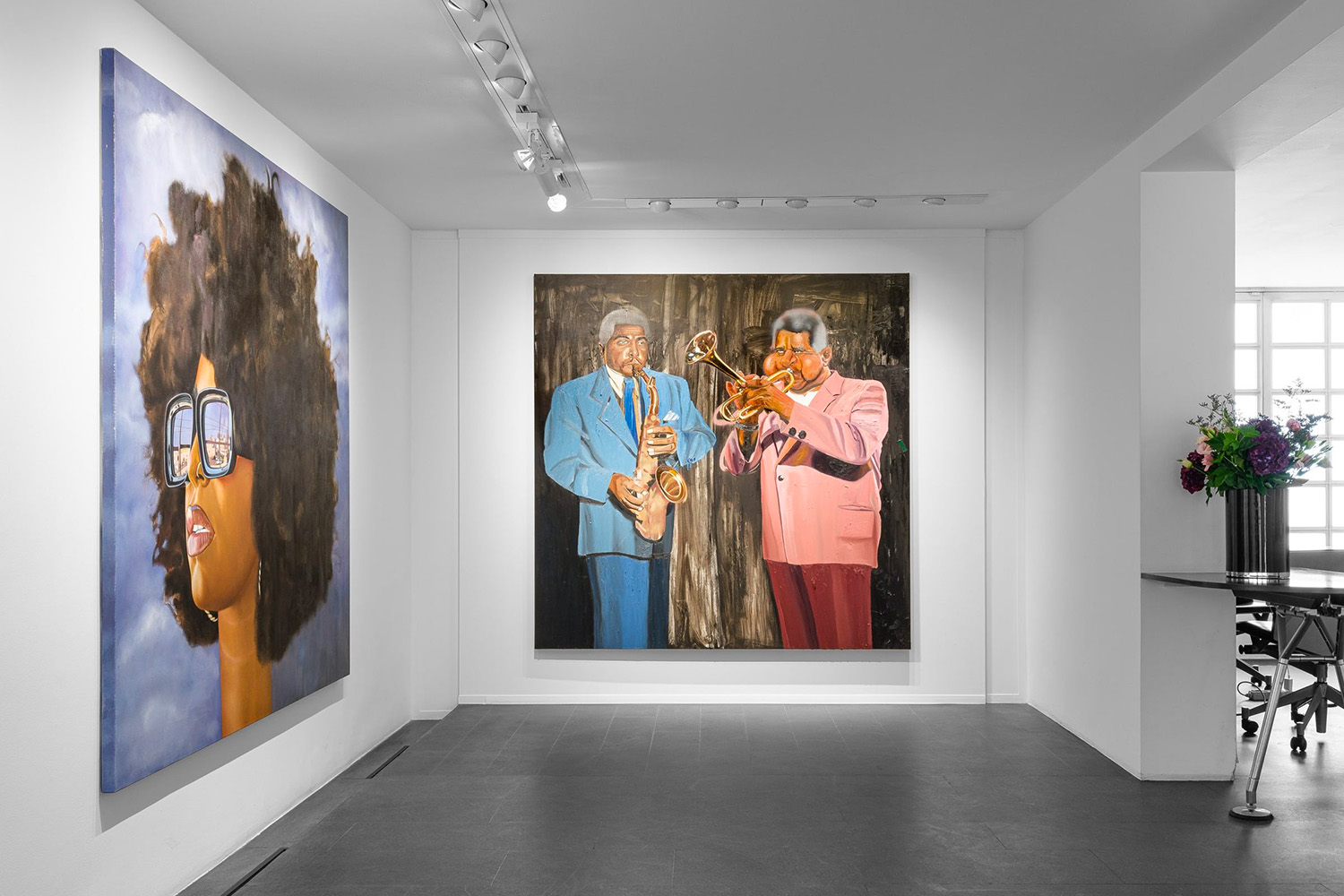 Vue de l’exposition Resonance de l'artiste Brandon Deener à la Galerie Enrico Navarra, Paris, France, 2024