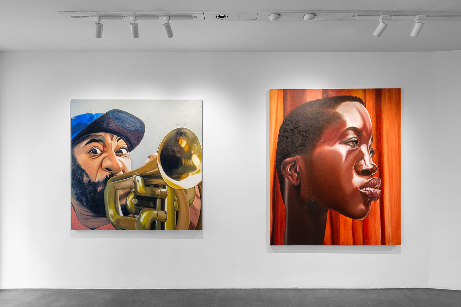 Vue de l’exposition Resonance de l'artiste Brandon Deener à la Galerie Enrico Navarra, Paris, France, 2024