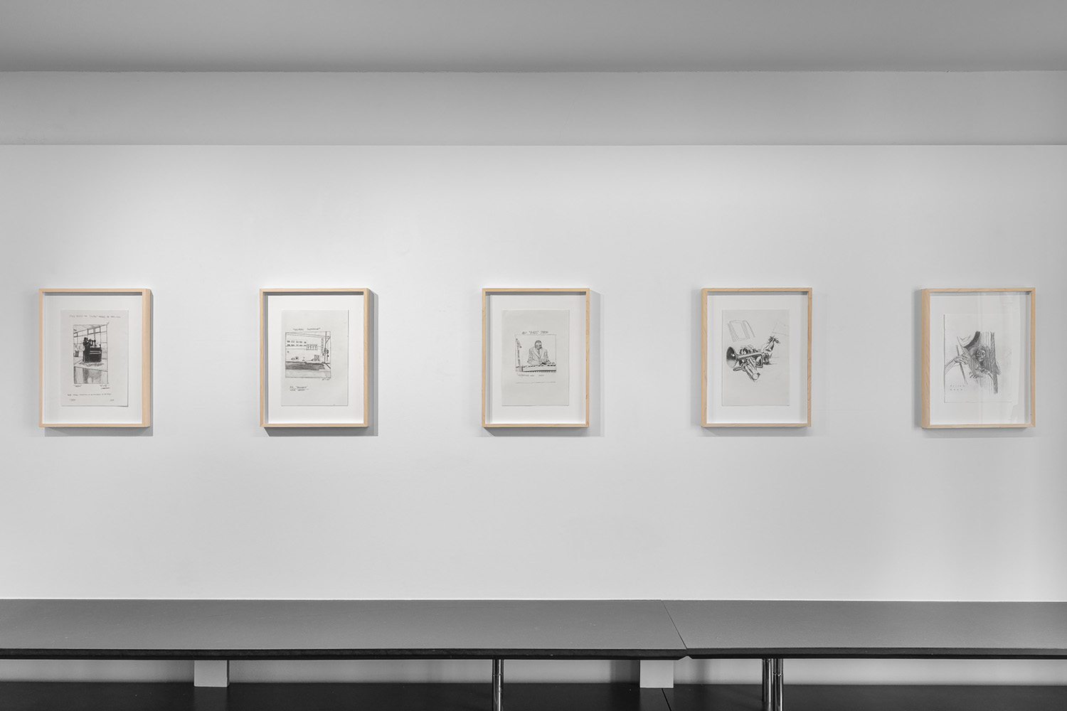 Vue de l’exposition Resonance de l'artiste Brandon Deener à la Galerie Enrico Navarra, Paris, France, 2024