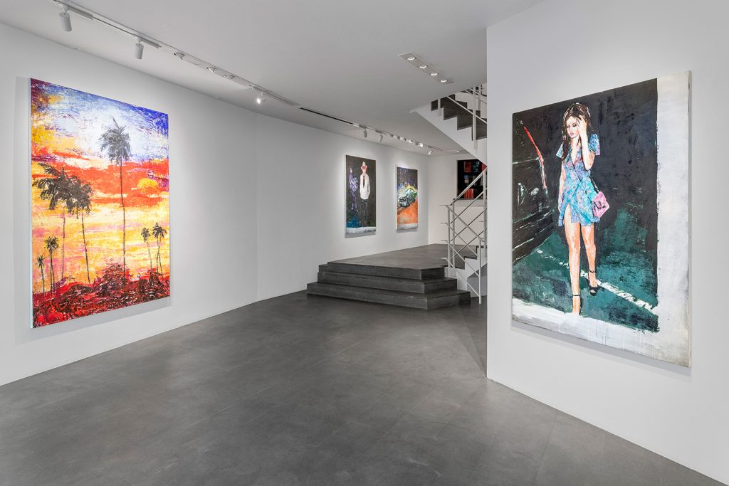 Vue de l’exposition Enoc Pérez à la Galerie Enrico Navarra, Paris, France, 2021